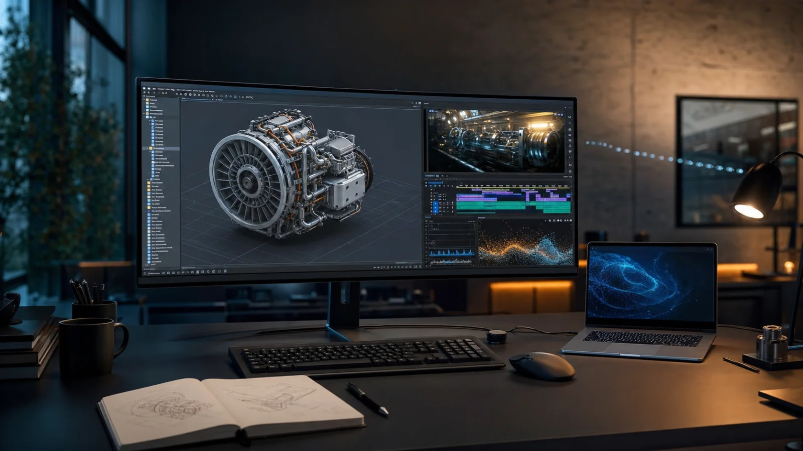 GPU-powered cloud workstation for CAD, video production and data visualization